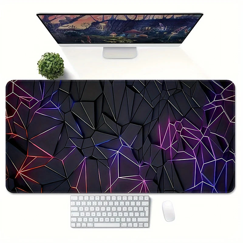 Honeycomb Building Block Mouse Pad Laptop E-sport Non Slip Mousepad Keyboard Mat Office Computer Rubber Lock Edge Desk Mat