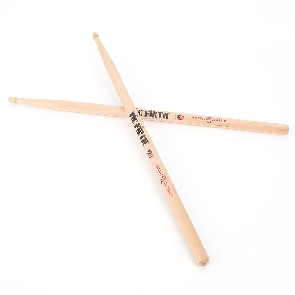 12/2PCS Drumsticks 5A Drum Sticks Consistent Weight&Pitch Jazz Drum Mallets American Hickory Drumsticks Percussion Accessories