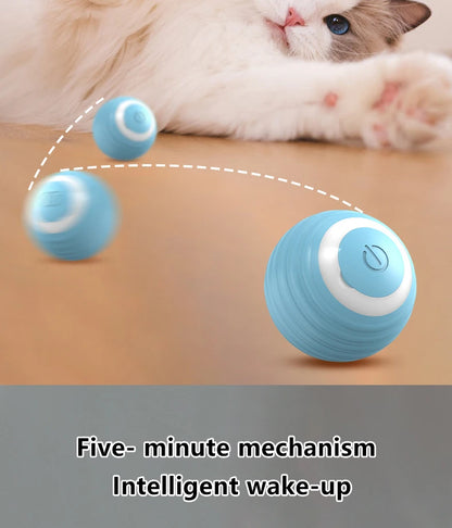 Cat Interactive Ball Smart Pet Cat Toys Indoor Automatic Rolling Magic Ball Electronic Interactive Cat Toy Cat Game Accessories