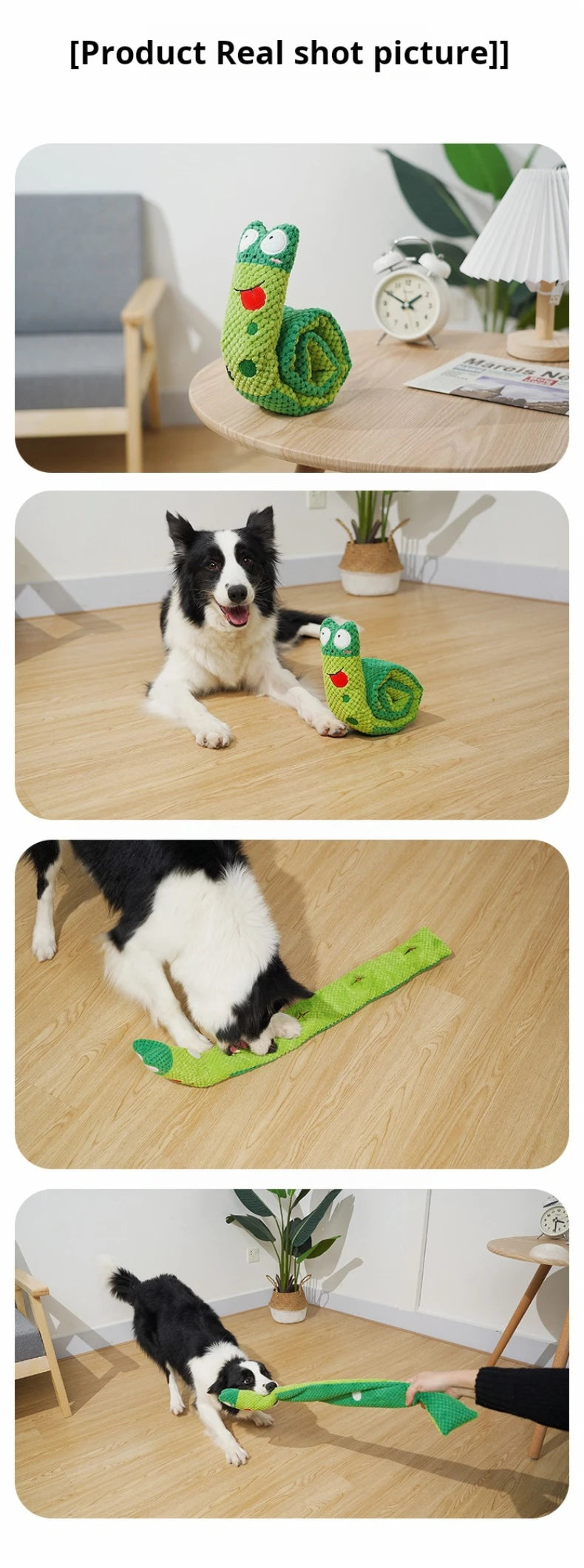 Dog Puzzle Toy Plush Sound Toys Foldable Snail Sniffing Interactive Squeak Food Molar Dog Pet Toy Supplies for Foraging Training