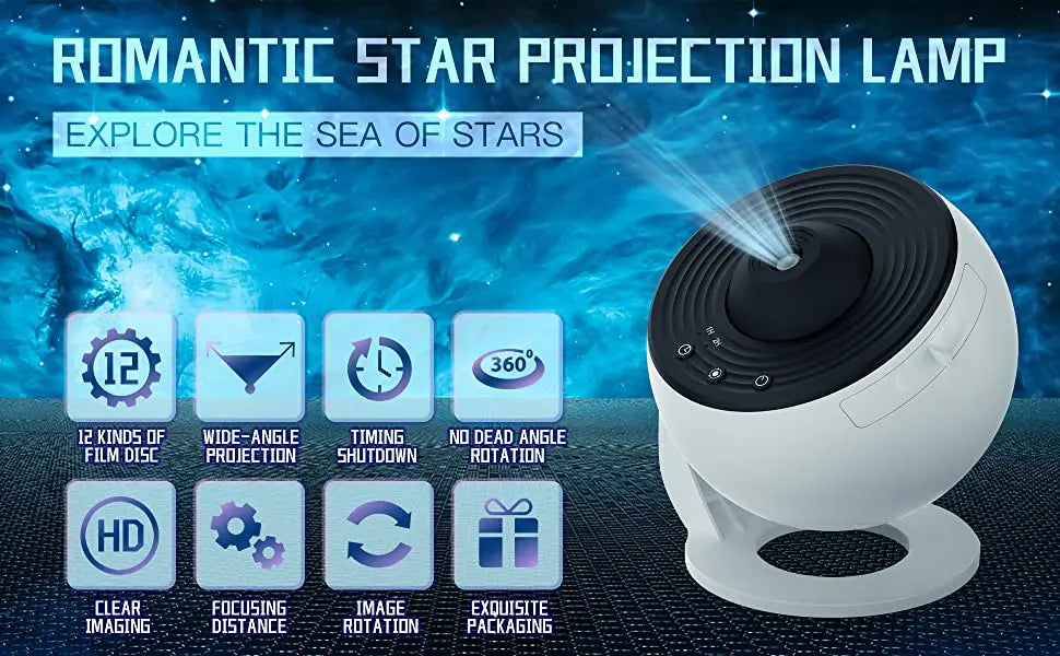 13 in 1 Star Projector, Planetarium Galaxy Projector for Bedroom, Aurora Projector, Night Light Projector for Kids Adults