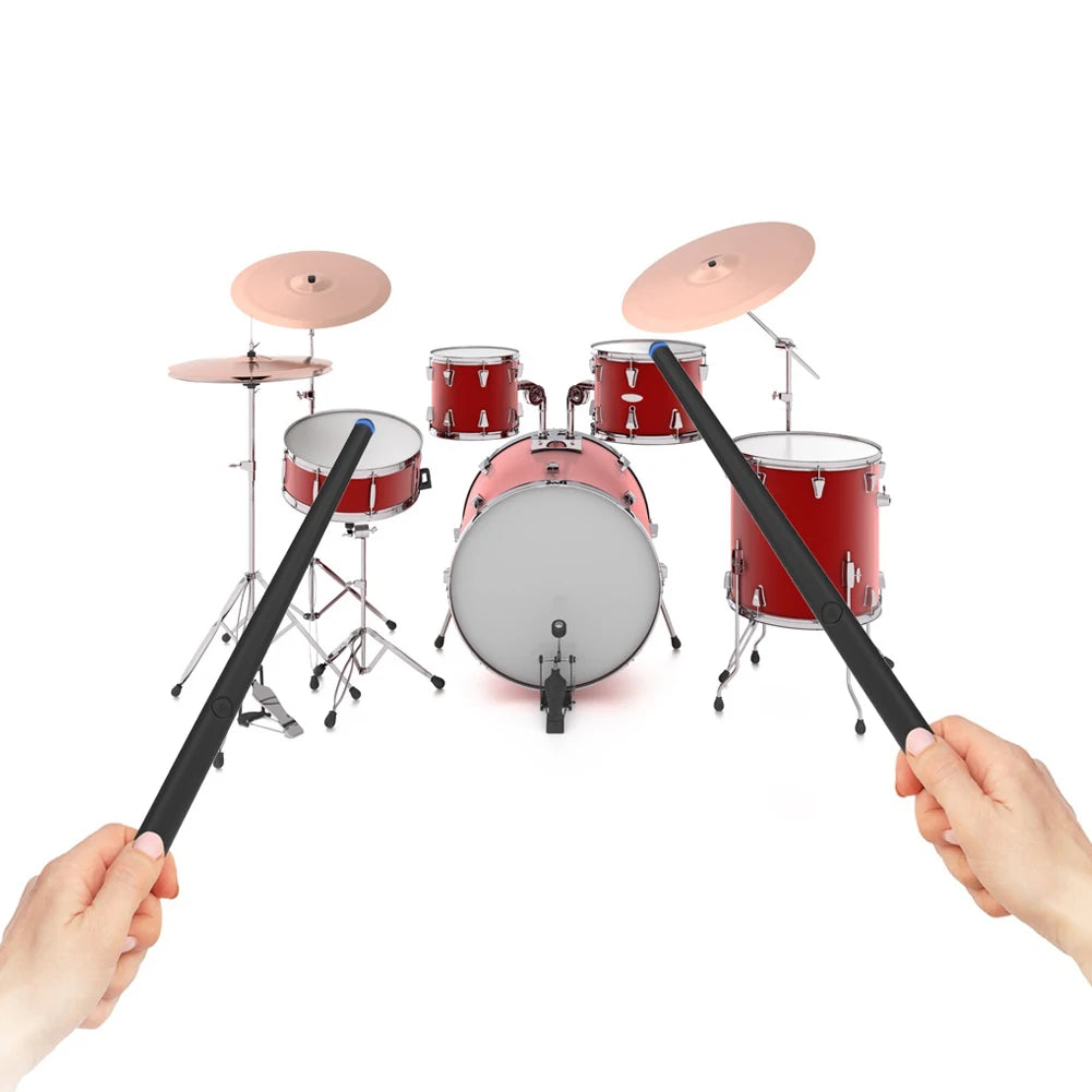 Professional Electronic Drumsticks Portable Air Drum Stick Virtual Drum Set Musical Instruments for Beginners Kids Adults