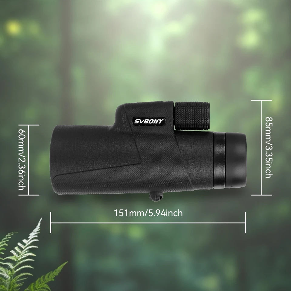 SVBONY SX32 Monocular Telescope with Tripod,8X42/10X42 with Phone Adapter,for Bird Watching,Target Shooting,Wildlife Viewing