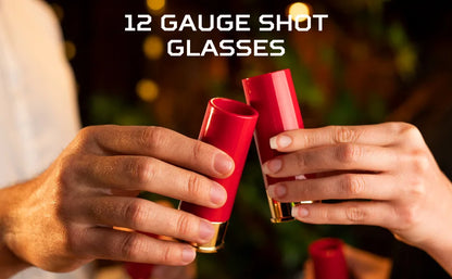 4PCS/Set 36ML Shot Glass Drinking Cup Creative High Quality Plastic Shotgun Bullet Shape Water Wine Glass Party Drinkware Gift