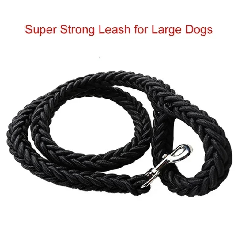 Nylon Dog Harness Leash For Medium Large Dogs Leads Pet Training Running Walking Safety Mountain Climb Dog Leashes Ropes supply