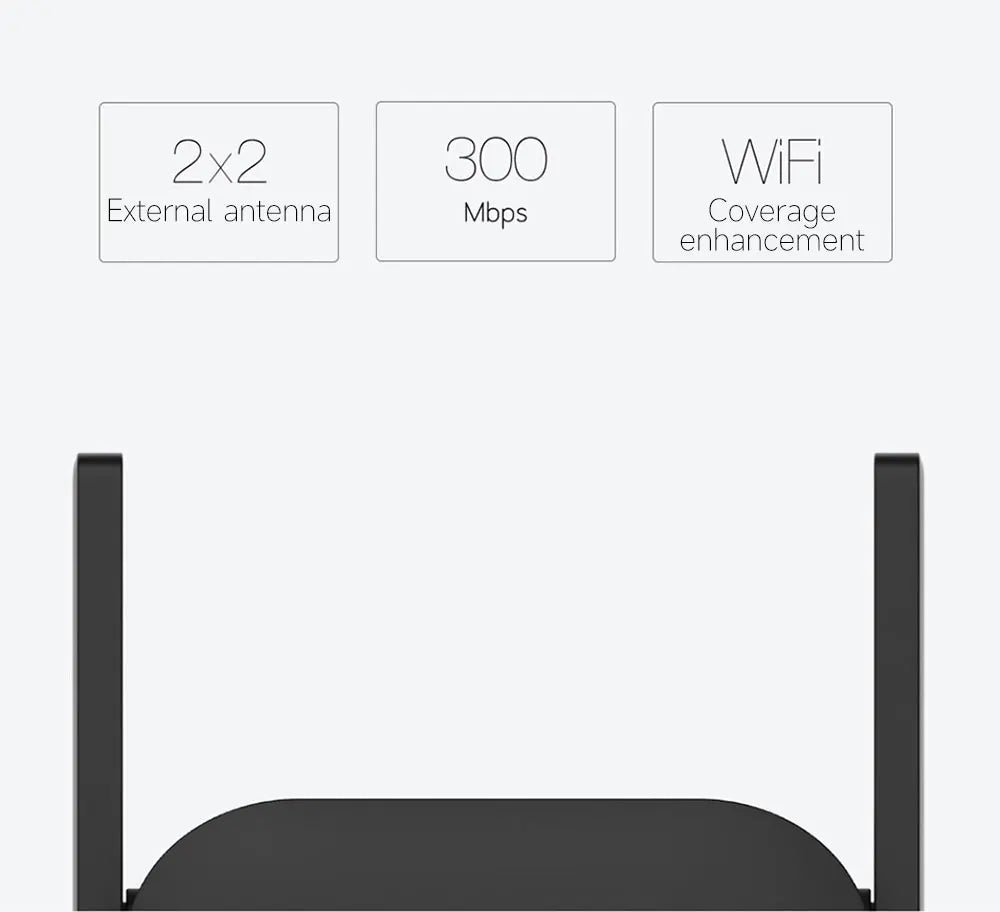 New Original Xiaomi Wifi Amplifier Pro 300M 2.4G Repeater Network Expander Range Extender Roteader Mi Wireless Wi-Fi Router