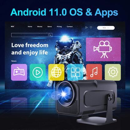 Magcubic 4K Android 11 Projector Native 1080P 390ANSI HY320 Dual Wifi6 BT5.0 1920*1080P Cinema portable Projetor upgrated HY300