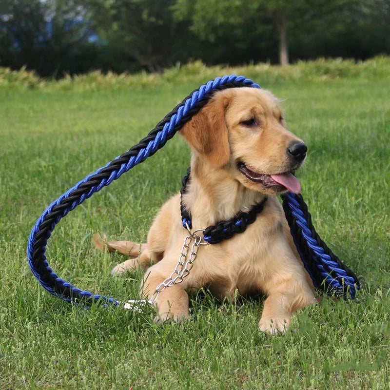 Nylon Dog Harness Leash For Medium Large Dogs Leads Pet Training Running Walking Safety Mountain Climb Dog Leashes Ropes supply