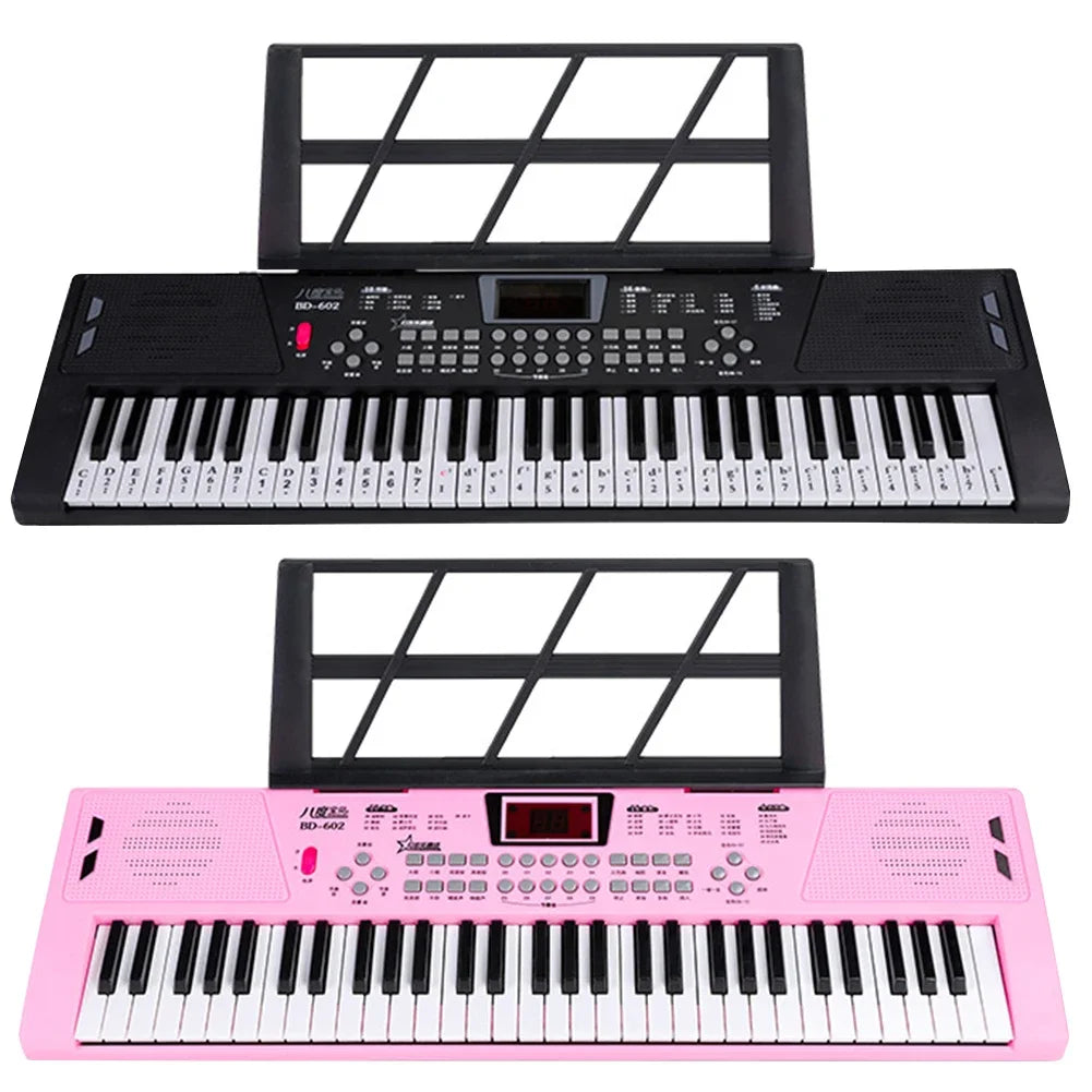 61 Keys USB Digital Keyboard Piano Professional Big Children's Musical Electronic Piano Portable Kids Toy Musical Instruments