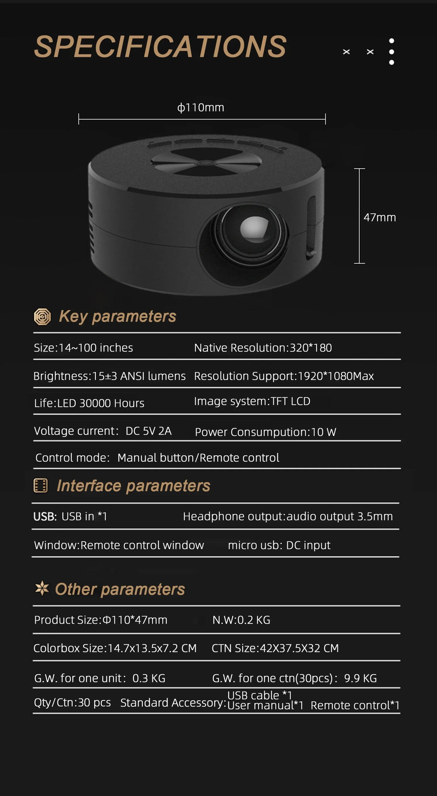 YT200 Smart Projector Auto Focus Android LED HD Projetor Supports Decoding 1080P Videos Home Cinema Outdoor Portable