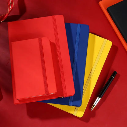 Mini Notebook A6 Red Blue Small Notebooks To Give Away Sketchbook Diary Agenda Notepad Stationery Notepads Good Cheap Writing