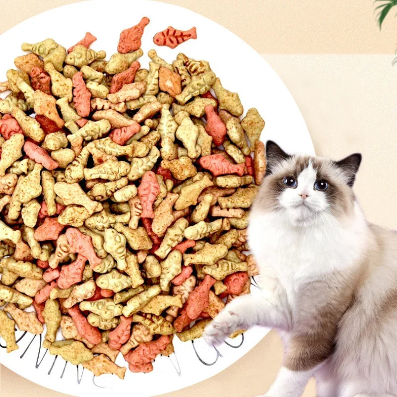 Freeze-dried Cat Treats Nutrition Pet Snacks Training Reward Cat Snacks Cat Supplies Dried Small Fish Gain Weight Cat Food