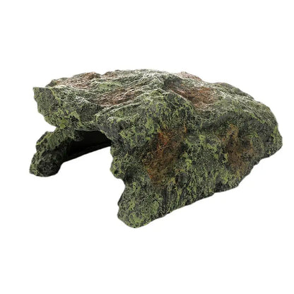 Reptile Fish Tank Hideout Natural Reptile Hiding Rock Cave Shelter Terrarium Hideout Caves For Aquarium Terrarium Decoration