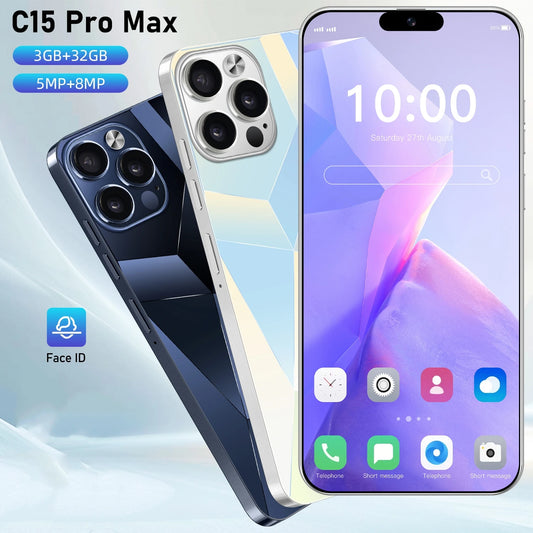 FUFFI-C15 Pro Max,Smartphone Android,6.3 inch,3+32GB ROM,Dual sim,3500mah,Mobile phones,Google Play Store,Cellphones