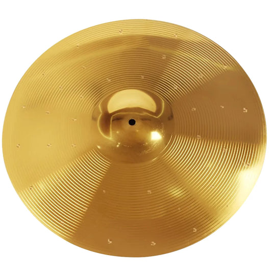 Practice Drum Cymbal Splash Cymbal Metal Drum Set Cymbal Musical Instrument Cymbal For Percussion Instruments Beginner Golden