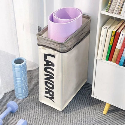 Foldable Laundry Basket Dirty Clothes Basket Clothes Organizer Yoga Storage Basket Home Assortment Box with Wheel Laundry Basket