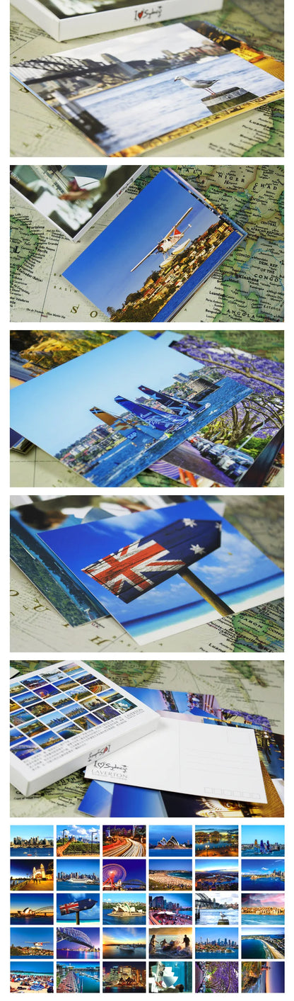 2023New 30Sheets/Lot Gift Postcards Set Travel To London Series Postal Card Creative Collace Decoration Lettercard Greeting Card