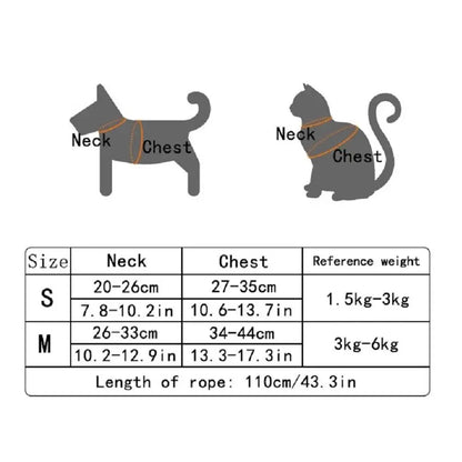 Undershirt Style Pet Leash Adjustable Cat Dog Harness Breathable Leash  Convenient Pet Vest For Small Dog Cat Supplies