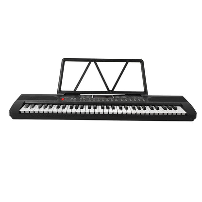 Electric Keyboard Piano Plastic Professional Electric Piano with Microphone Audio Cable Sheet Music Stand for Beginner