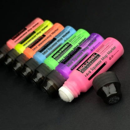 12mm/20ml Mini Graffiti Flow Pen Paint Signature Pen Round Tip Waterproof Marker With Ink Art Supplies Fluorescent Signature Pen