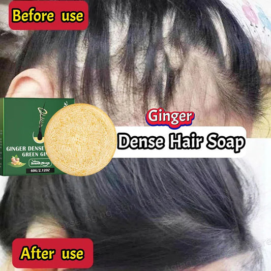 Ginger Hair Growth Soap Anti Hair Loss Beard Oil Prevent Baldness Scalp Treatment Repair Nourish Root For Men Women Hair Care