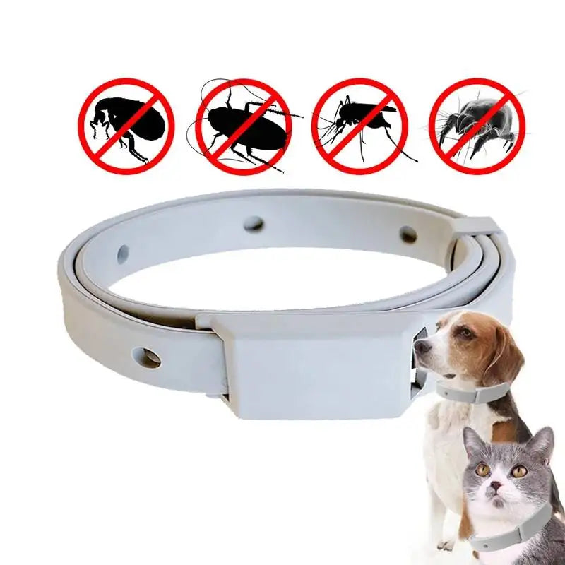 Retractable Deworming Dog Cat Collar Anti Flea Ticks Prevention Mosquitoes Repellent Collar For Cat Dog Pet Products