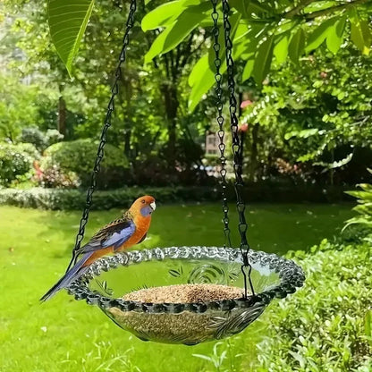 New Hanging Bird Feeder Bird Bath Garden Outdoor Hummingbird Feeder Birdbath Balcony Outdoor Decoration Bird Pet Supplies