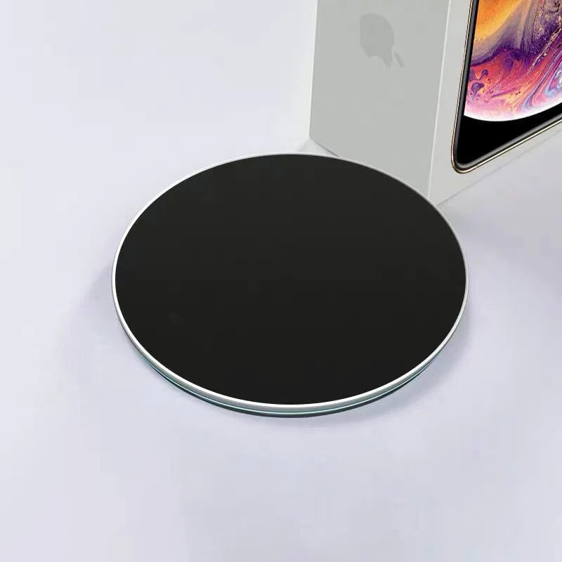 15W Quick Wireless Charger Pad for iPhone 15 14 Pro Max Samsung Xiaomi Cell Phone Chargers Induction Fast Charging Dock Station