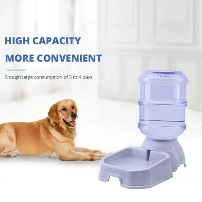 3.8 L Automatic Dog Feeder Waterer High Capacity Pet Food Bowl Gravity Water Dispenser Pet Bowl for Dogs Cats Dog Accessories