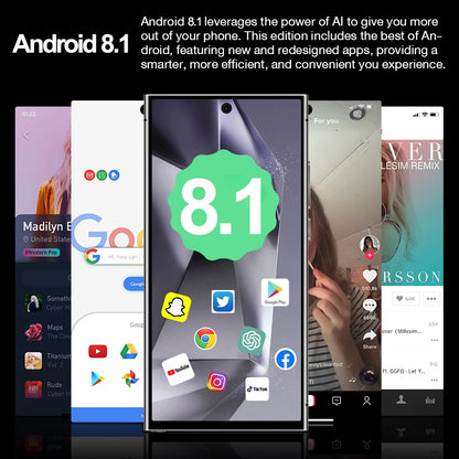 Smarphone S24 Ultra,6.6 inch,4+128GB,Octa Core,5000mAh,Mobile phones,Android,5+13MP,Dual SIM,Google Play Store,Cellphones