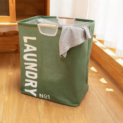 Waterproof Laundry Basket Cotton Linen Dirty Clothes Baskets Laundry Organizer Foldable Sundries Storage Bag Foldabling Hamper