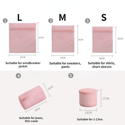 Laundry Bag Dirty Clothes Wash Mesh Bag Clothing Care Protection Washing Net Filter Bra Underware Cat Laundry Pouch with Zipper