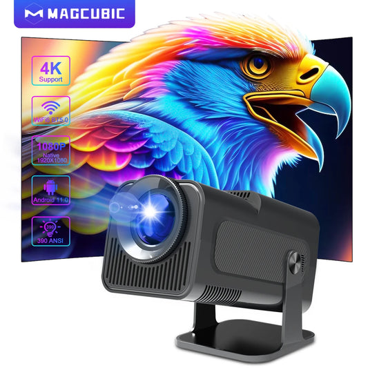 Magcubic 4K Android 11 Projector Native 1080P 390ANSI HY320 Dual Wifi6 BT5.0 1920*1080P Cinema portable Projetor upgrated HY300