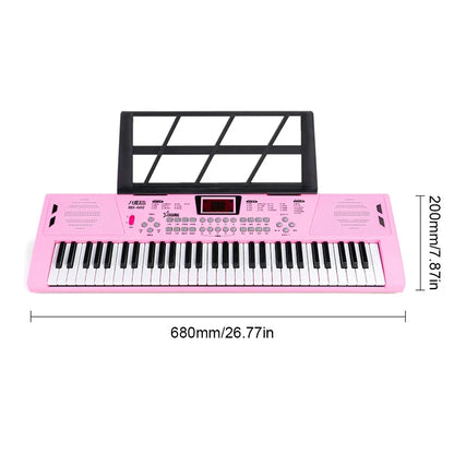 61 Keys USB Digital Keyboard Piano Professional Big Children's Musical Electronic Piano Portable Kids Toy Musical Instruments