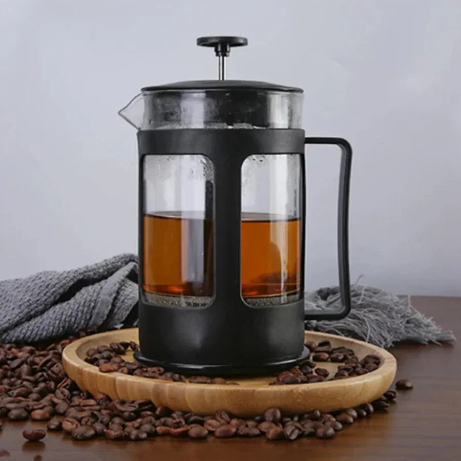 Stainless Steel Tea and Coffee Brewer with Filter Heat-Resistant Anti-Rust Multifunctional with Handle for Making Coffee