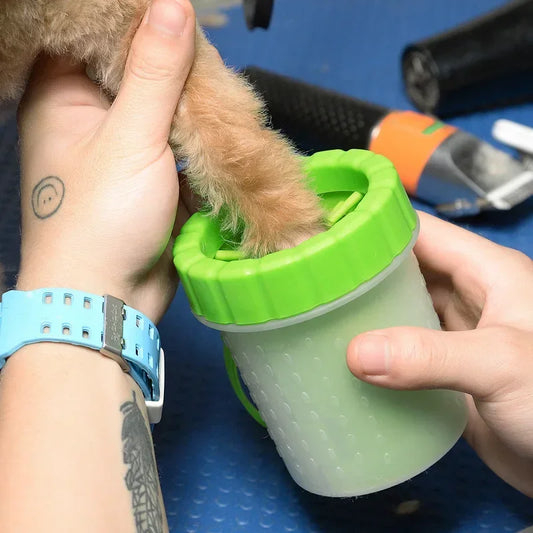 1pcs Dog foot wash artifact cat puppy foot cup wash paw cleaning free scrub automatic foot wash pet cup