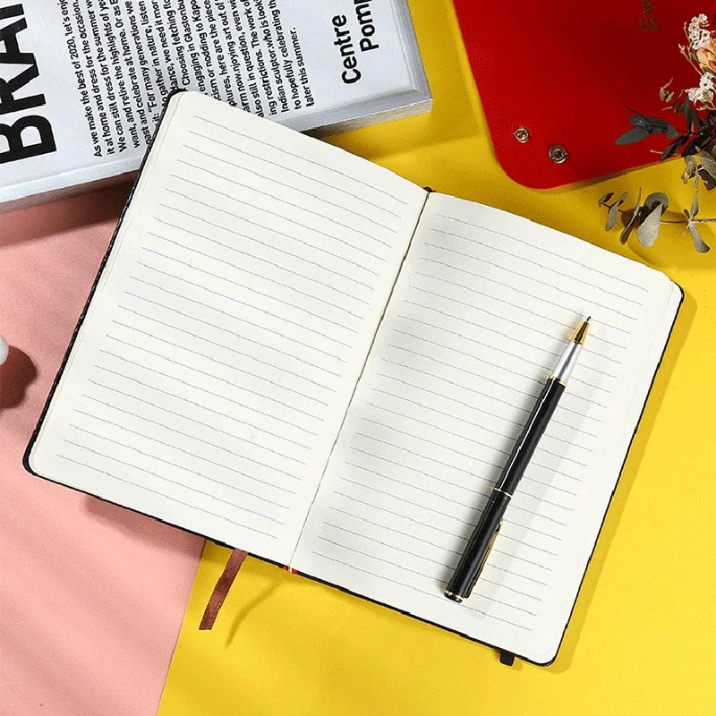 Mini Notebook A6 Red Blue Small Notebooks To Give Away Sketchbook Diary Agenda Notepad Stationery Notepads Good Cheap Writing