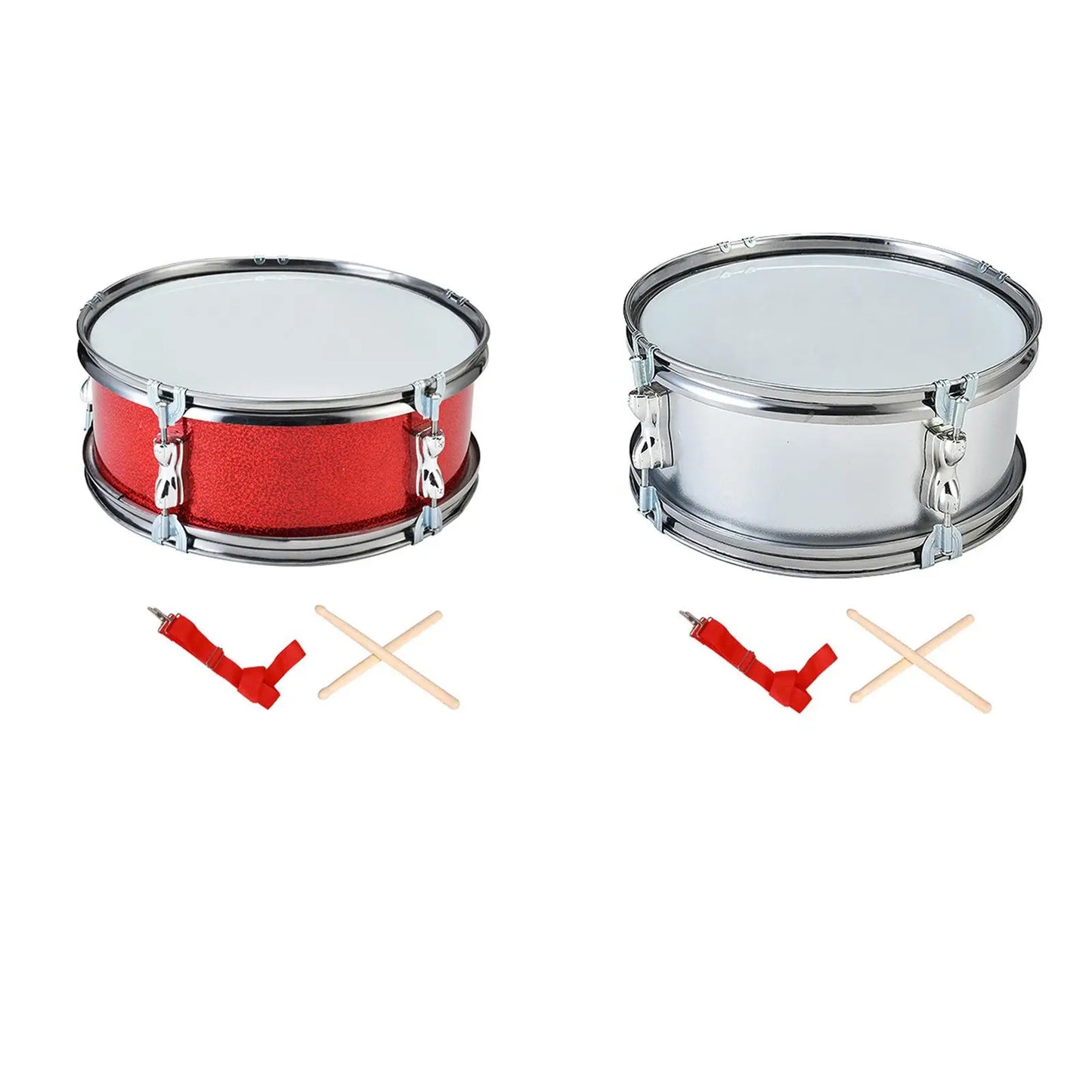 11" Snare Drum with Gloves Lightweight Musical Instruments Percussion Instrument for Kids Children Adults Gifts