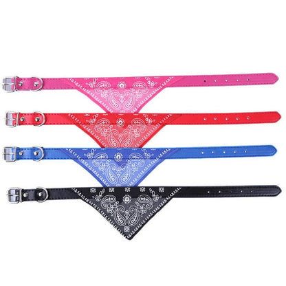 Cute Printed Bandana Cat Collar Puppy Dog Cat Scarf Collar Adjustable Triangular Pet Banadana Collar for Kittens Small Animals