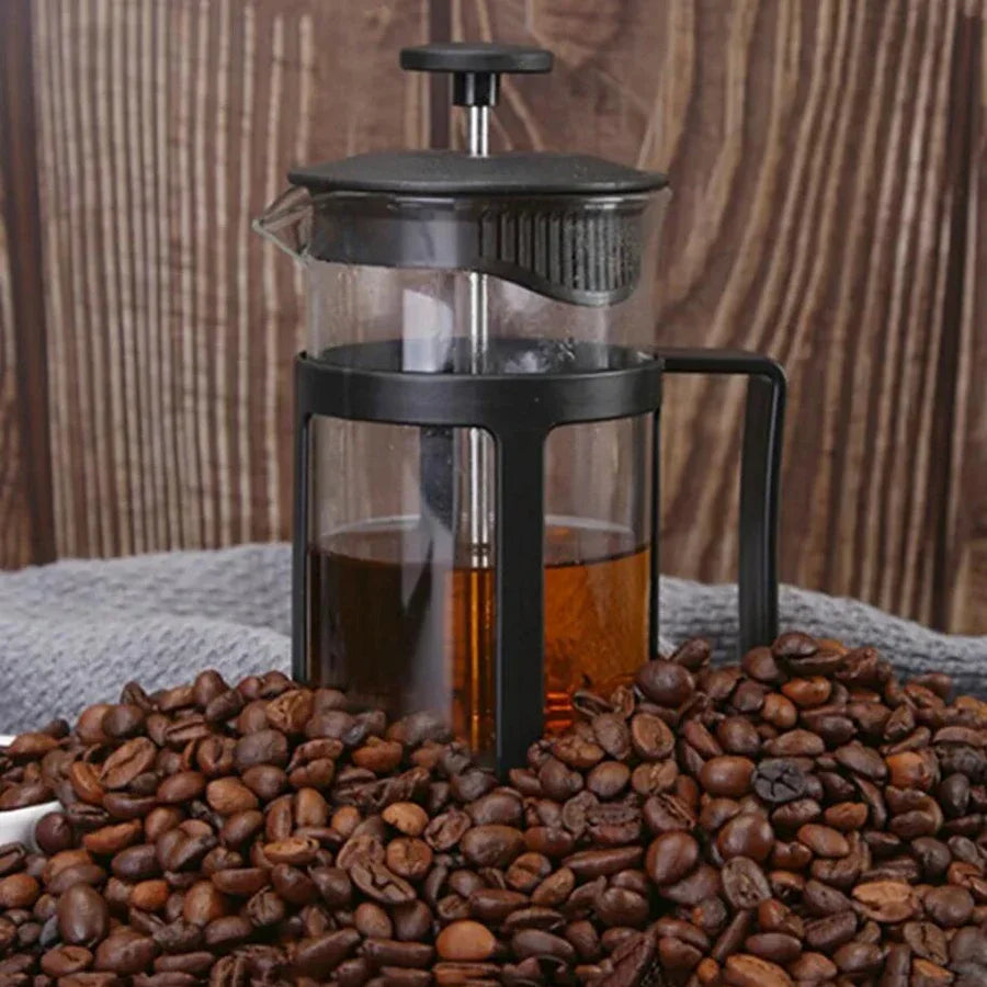 Stainless Steel Tea and Coffee Brewer with Filter Heat-Resistant Anti-Rust Multifunctional with Handle for Making Coffee