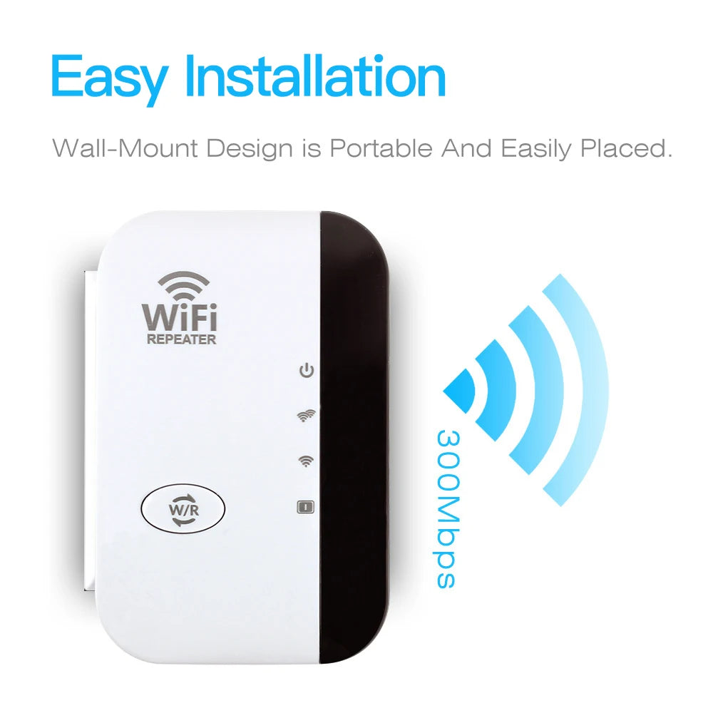 FENVI Wireless WiFi Repeater 300Mbps 2.4Ghz Repeater Network Expander Range 802.11N/B/G Wireless WiFi Repeater Booster Repetidor