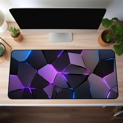 Honeycomb Building Block Mouse Pad Laptop E-sport Non Slip Mousepad Keyboard Mat Office Computer Rubber Lock Edge Desk Mat