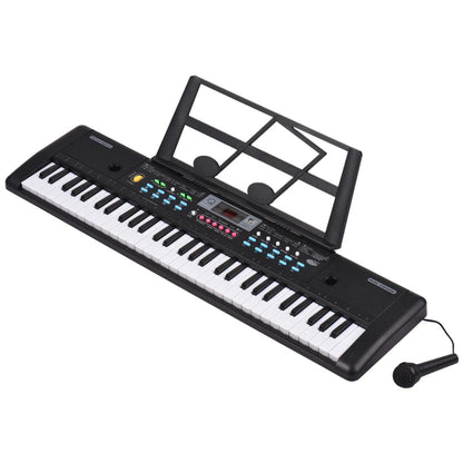 61 Keys USB Electronic Organ Kids Electric Piano Digital Music Electronic Keyboard LED Display Kids Gift Musical Instrument