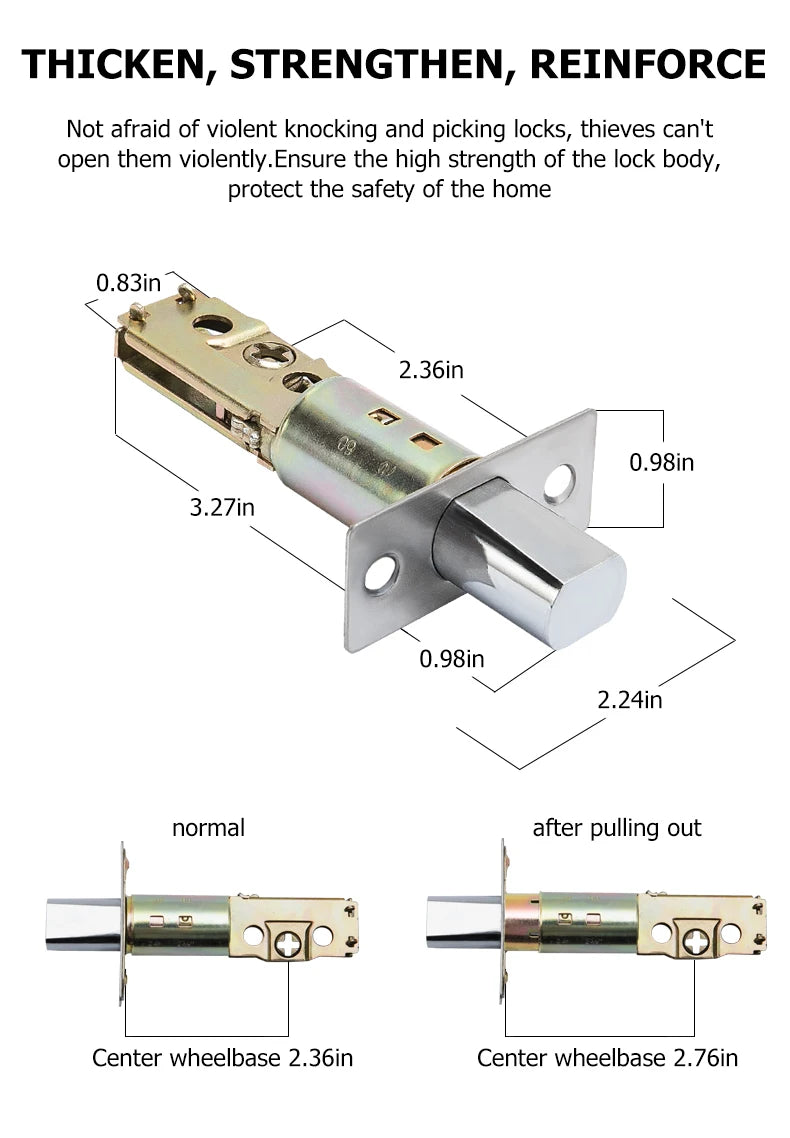 RAYKUBE DS02 Tuya Smart Fingerprint Deadbolt Electric Lock with Latch Auto Lock Key/Password/ Tuya APP Unlock Delivery From USA.