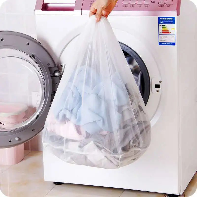 Big Size Large Washing Laundry Bag Mesh Organizer Net Dirty Bra Socks Underwear Shoe Storag Wash Machine Cover Clothes