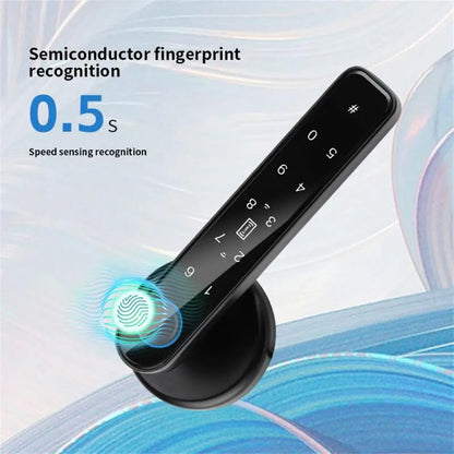 TTLock Bluetooth Fingerprint Locks Electronic Door Handle Lock App Control Password With Keys For Home Office Bedroom Smart Lock