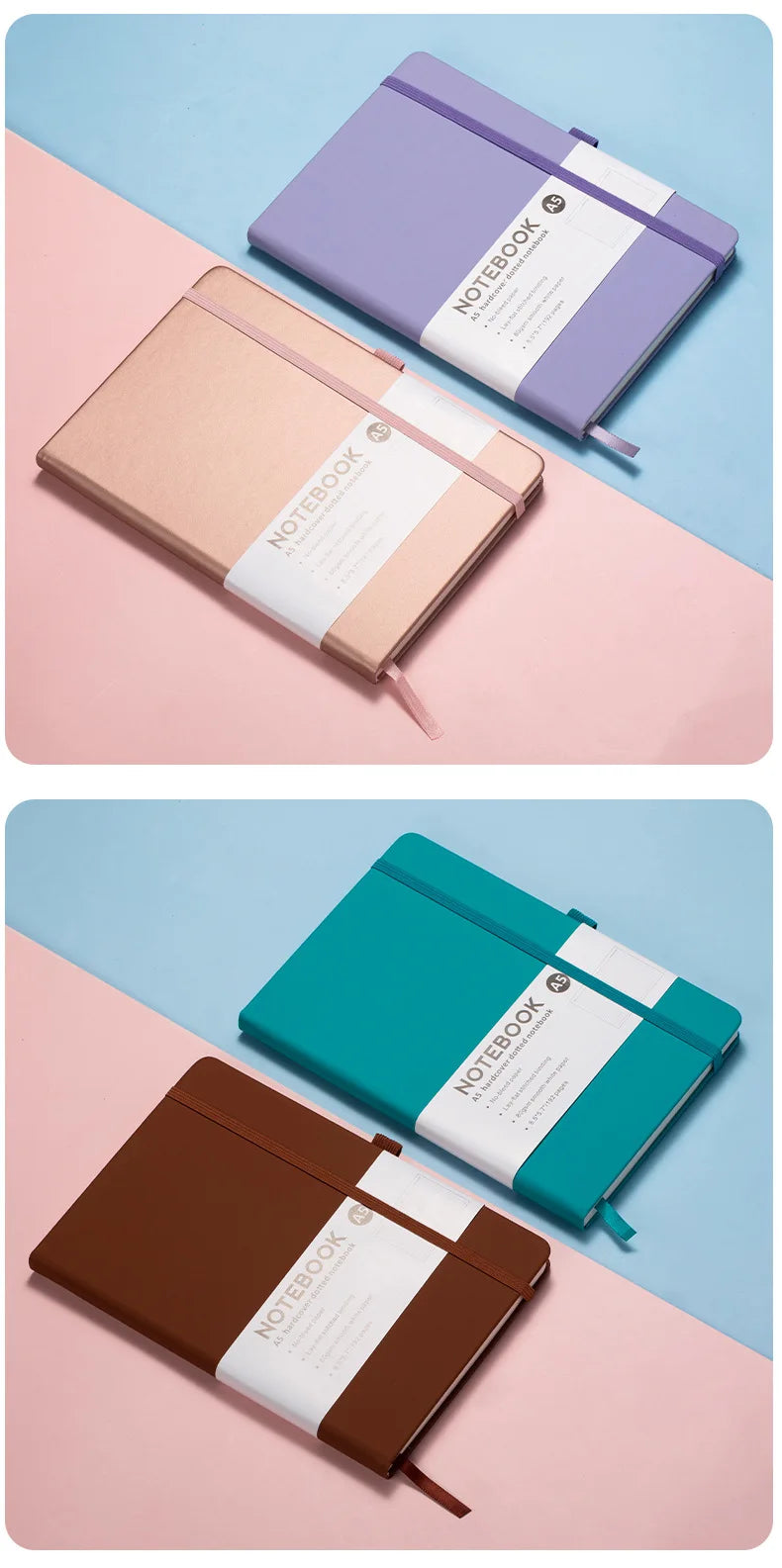 A5 Sketchbook Strap Notebook Small Note Book A6 Notebooks and Journals Stationery Diary Writing Pads Office School Supplies