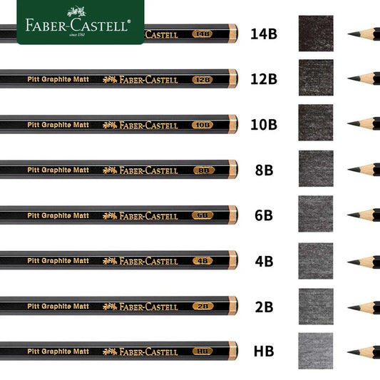 Faber-Castell Matte Sketch Pencil Painting Art Graphite Pencils Shading Writing Sketch Drawing Design Art Supplies