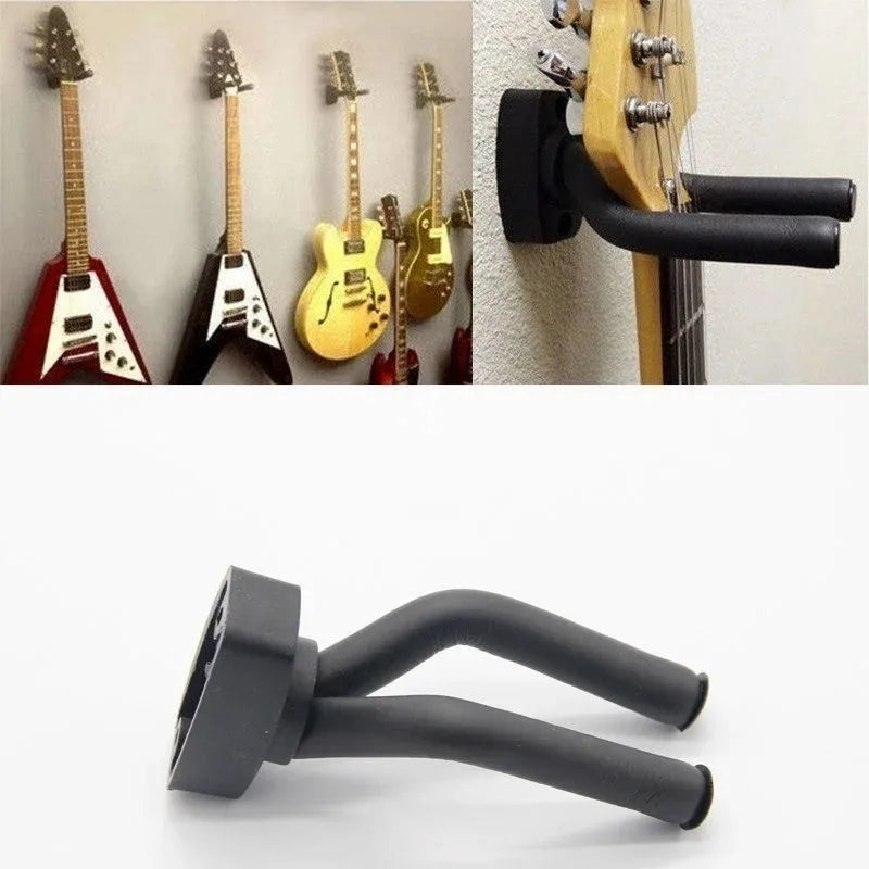 1Pcs Guitar Holder Wall Mount Stand Parts and Accessories Home Instrument Display Guitars Hook Wall Hangers Guitar Picks