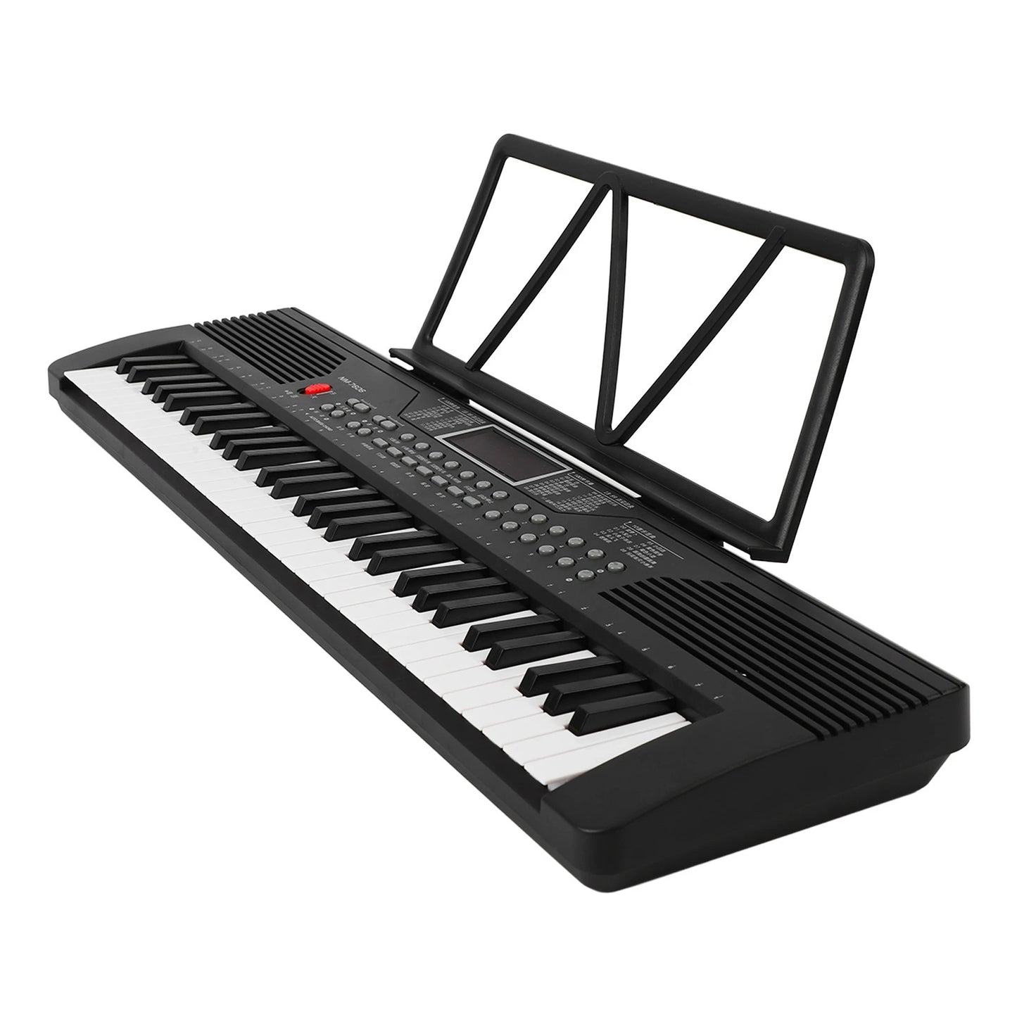 Electric Keyboard Piano Plastic Professional Electric Piano with Microphone Audio Cable Sheet Music Stand for Beginner